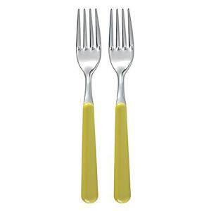 Excelsa Set Stainless Steel Forks Green Stainless