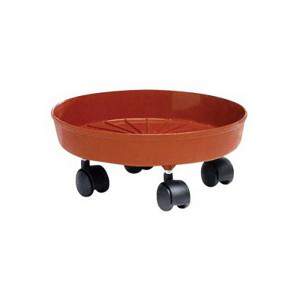 Saucer with castors for easy moving pots