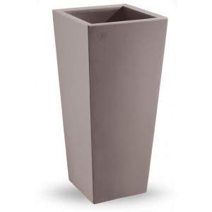 Cache-POT GENESIS cuadrado alto cm 85 TAUPE