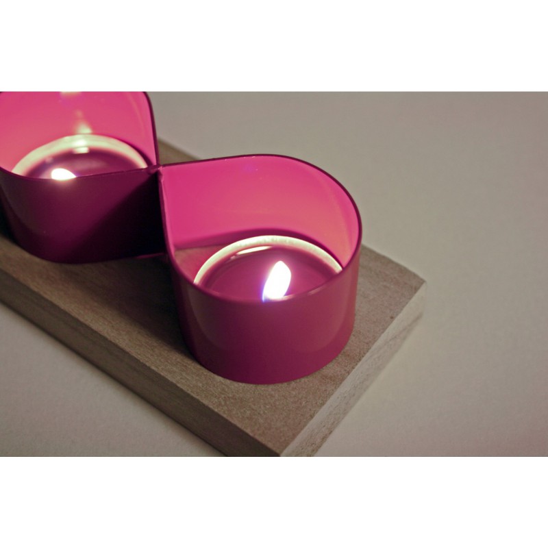 Tea-light Candle holder lilac