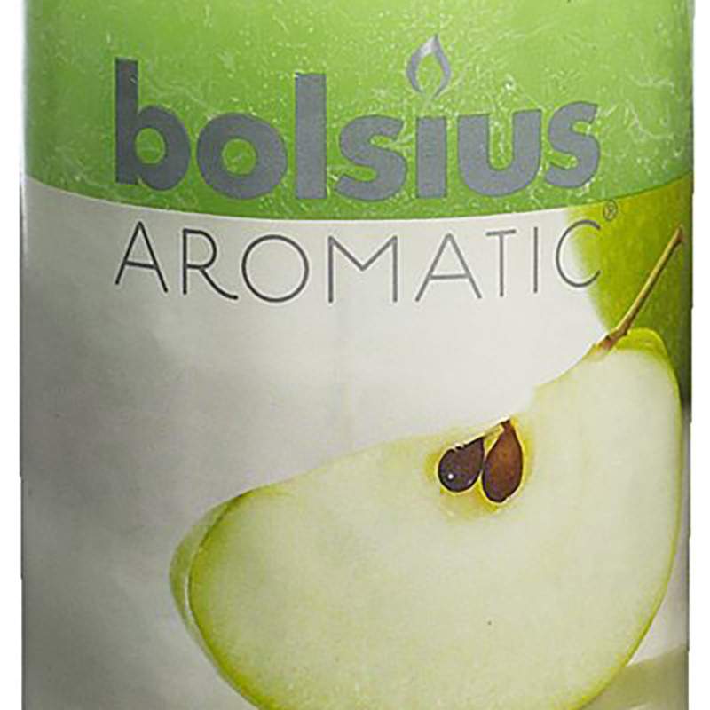 Höhe 5,3 cm grüner Apfel Bolsius Duftvotive Ø 4,5 cm 