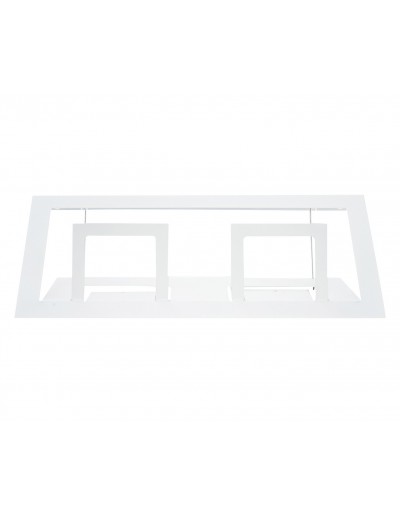Mensola e portavasi TriZone 50cm bianco