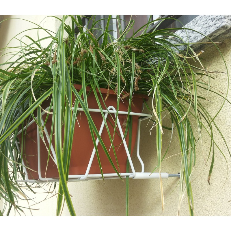 Växtkruka för fönster 40cm Antracit, maximal anpassningsförmåga till fönsterbrädor