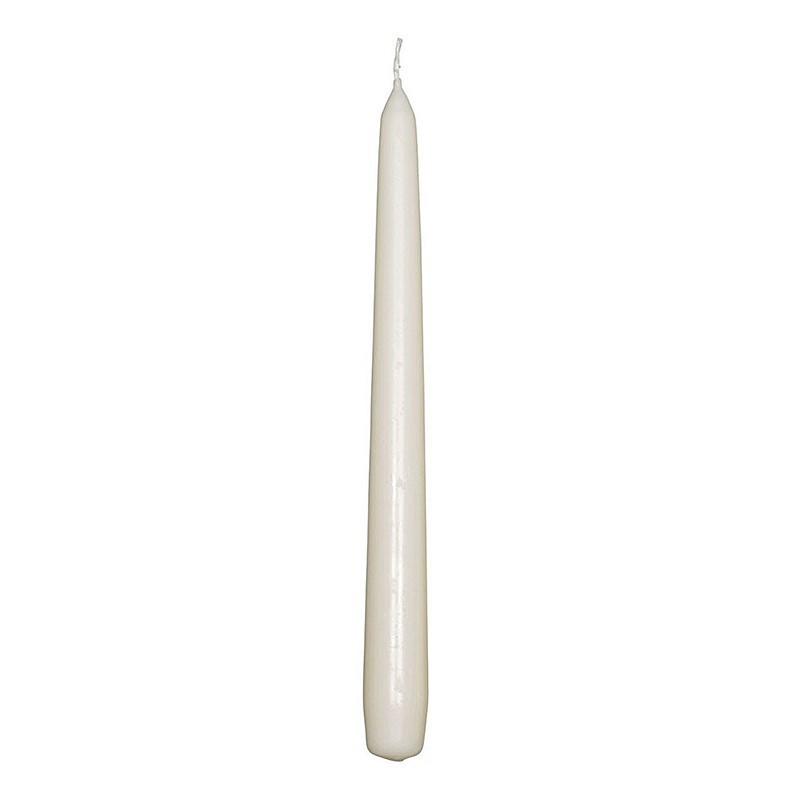 Candle 12 pieces white