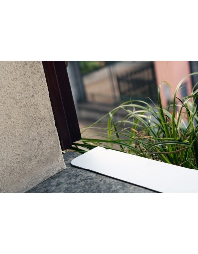 Porte-fenêtres 40 cm Blanc, adaptabilité maximale aux rebords de fenêtre