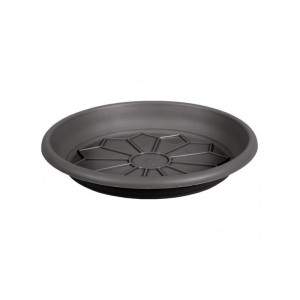 Round Saucer naxos anthracite plastic diameter 40 cm