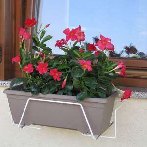 SILVANO the window flowerbox holder 40cm (16in) - no drill needed