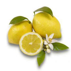 fruit de citron et fleur