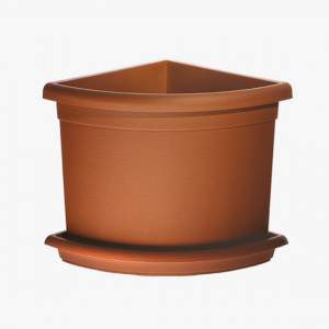 PLANTER DEKOR HOCHWINKEL 45cm X45 TERRACOTTA