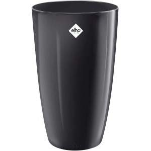 Elho Brussels Diamond Round High 22 - Maceta - Oyster Pearl - Interior - Ø 22,4 x H 32,4 cm