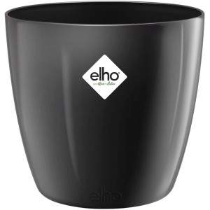 Elho Brussels Diamond Round metallic black