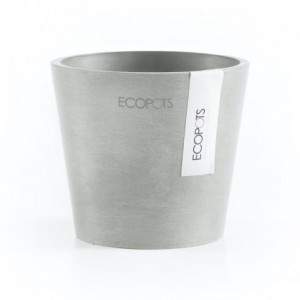 Vase Mini 10.5 Ecopots Amsterdam - Gris Clair