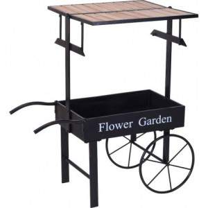 Vase Holder Cart with Bar