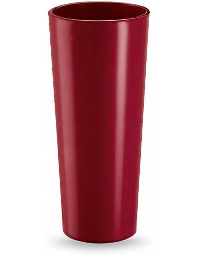 VE.CA. Vase Round High 85 Glossy Finish Verschiedene Farben (Glossy Orient Red)