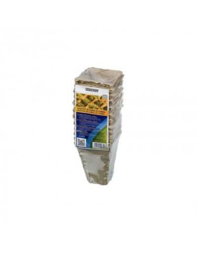 Set of 12 Square Peat Fiber...