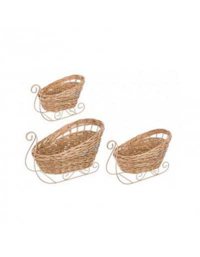 Cesta Slitta Naturale L