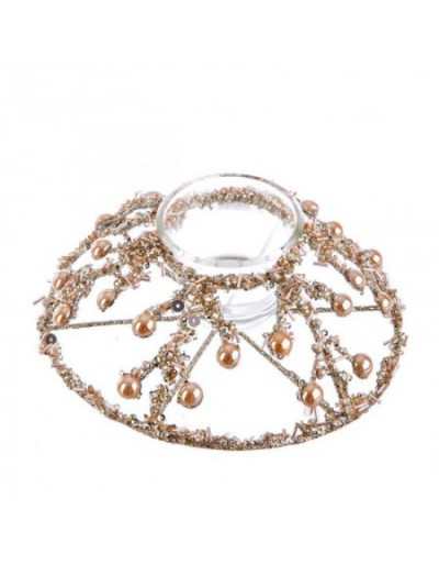Lizy Gold runder Kerzenhalter