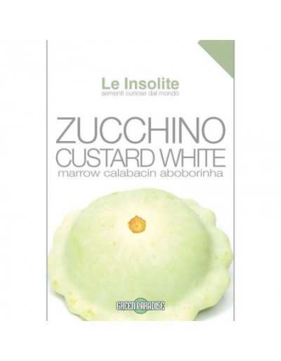 Graines en sachet Le Insolite - Custard White Zucchini