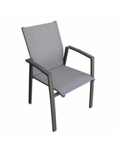 Fauteuil empilable Maili taupe