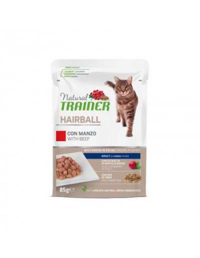 NT CAT SP. HAIRBALL BEEF BAG 85GR