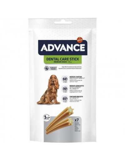 Sticks Snack 180 gr Cuidado Dental Dog Advance Medium Maxi