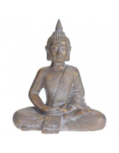 Buda sentado cor de ouro