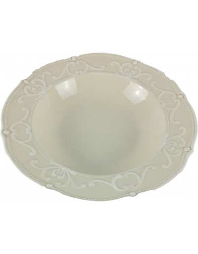 Assiette creuse ronde pour servir la crème