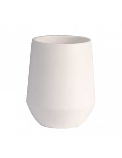Vase Fusion Blanc D16