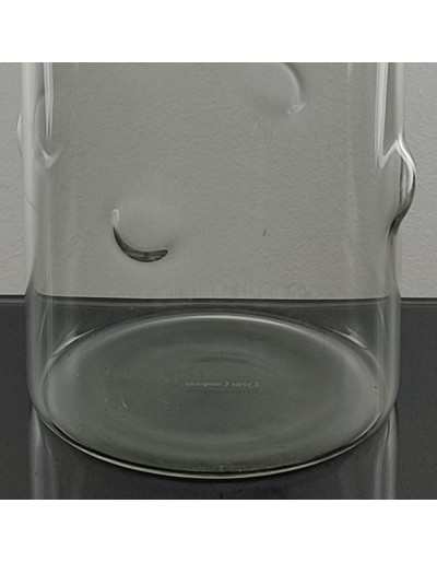 Extra-clear glass vase with...