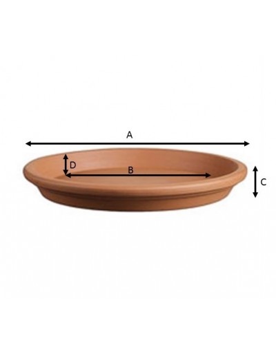 Terracota subvaso 11 cm