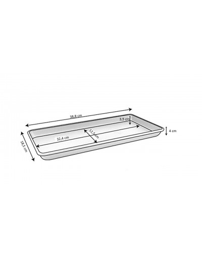 Naxos unter Tank 40 cm weiß