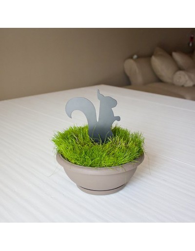 Mosquito coil holder squirrel pot version