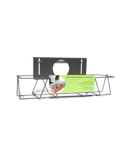 Support de pot pour rebord de fenêtre version volets 60 cm