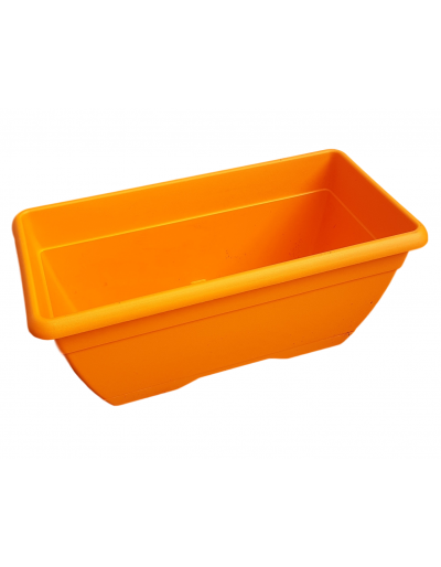 OASI mini orange låda 25cm med underlåda